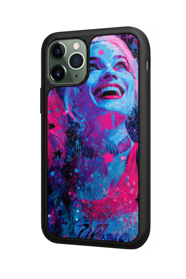 iPhone 11 Pro Max Uyumlu HarleyQueen Tasarımlı Glossy Premium Kılıf