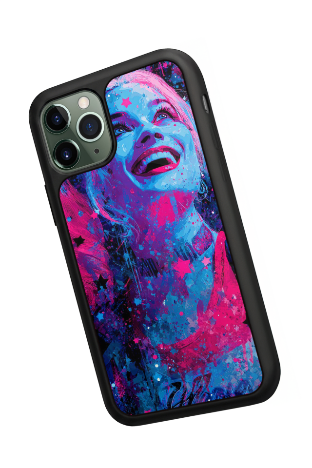 iPhone 11 Pro Max Uyumlu HarleyQueen Tasarımlı Glossy Premium Kılıf