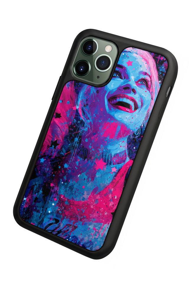 iPhone 11 Pro Max Uyumlu HarleyQueen Tasarımlı Glossy Premium Kılıf