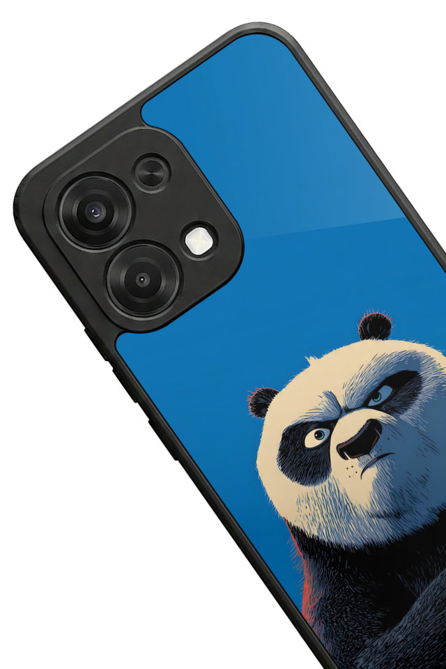 Oppo A6 Pro Uyumlu Kung Fu Panda Tasarımlı Glossy Premium Kılıf