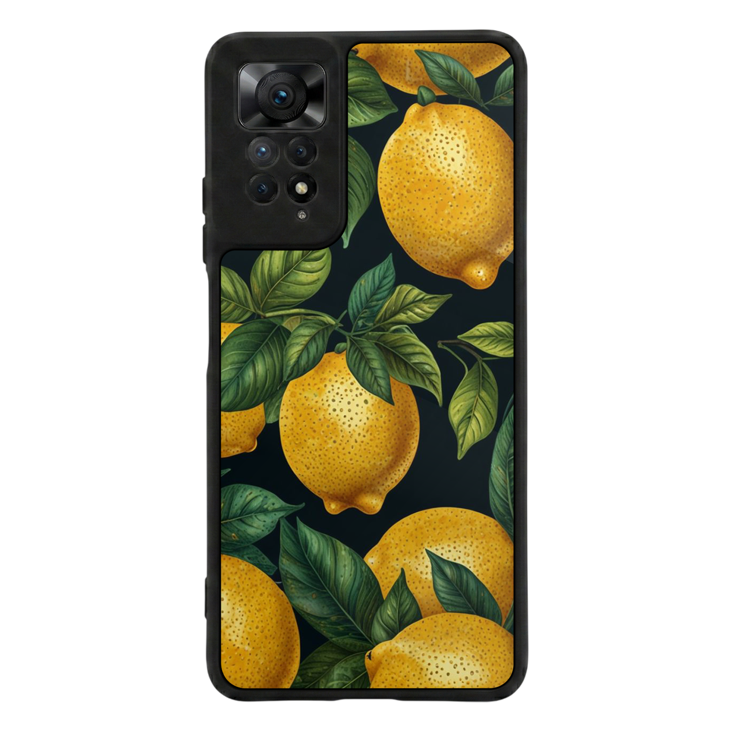 Xiaomi Redmi Note 12 Pro Uyumlu Limon Tasarımlı Glossy Premium Kılıf