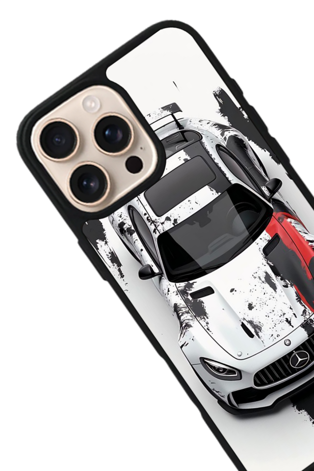 iPhone 14 Pro Max Uyumlu Mercedes Tasarımlı Glossy Premium Kılıf