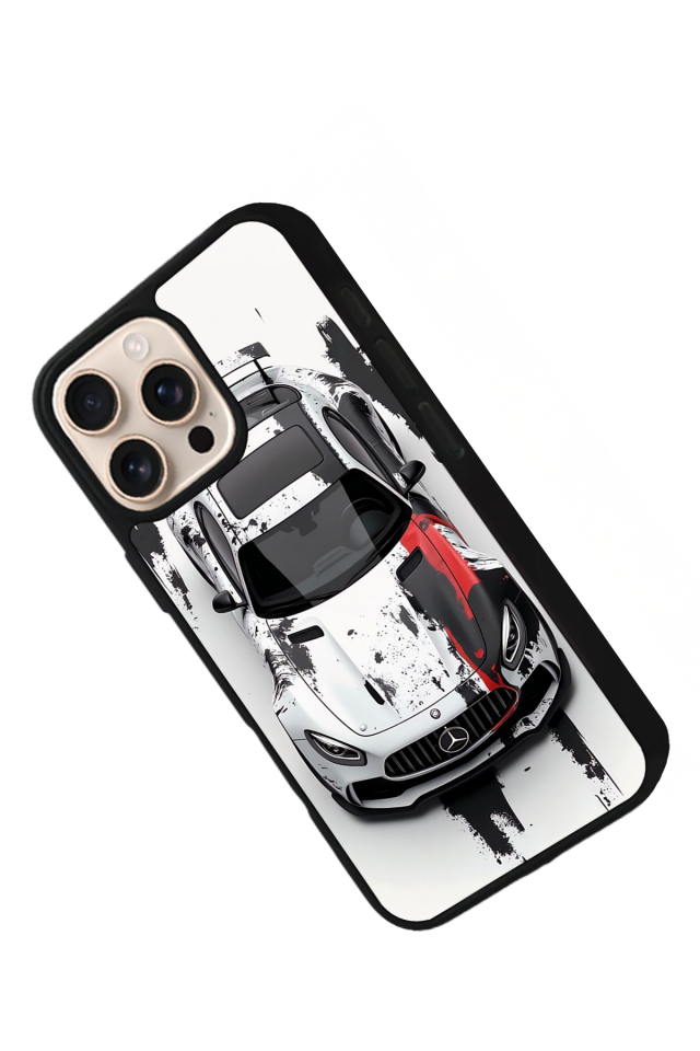 iPhone 14 Pro Max Uyumlu Mercedes Tasarımlı Glossy Premium Kılıf