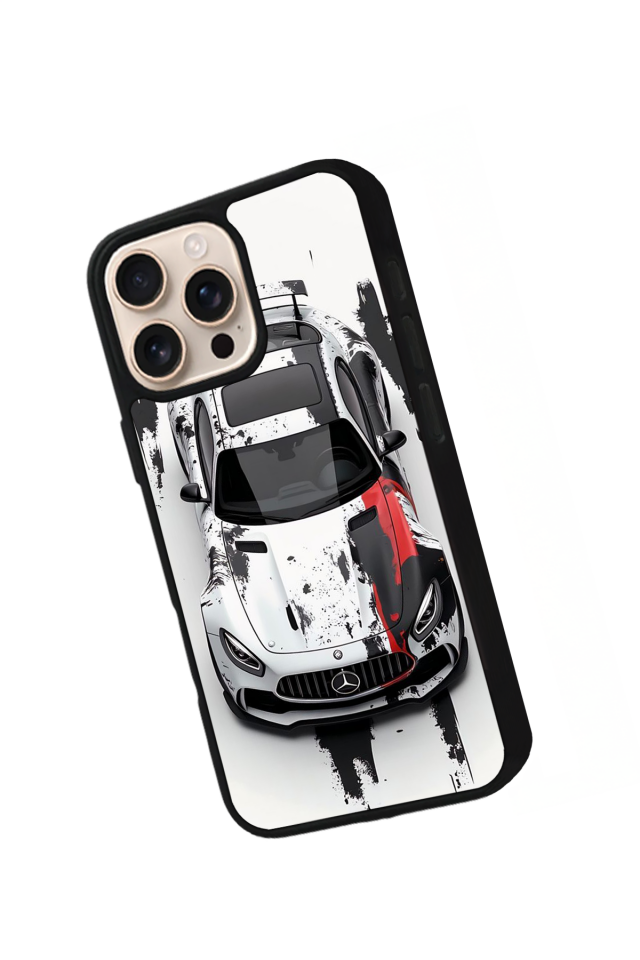 iPhone 14 Pro Max Uyumlu Mercedes Tasarımlı Glossy Premium Kılıf