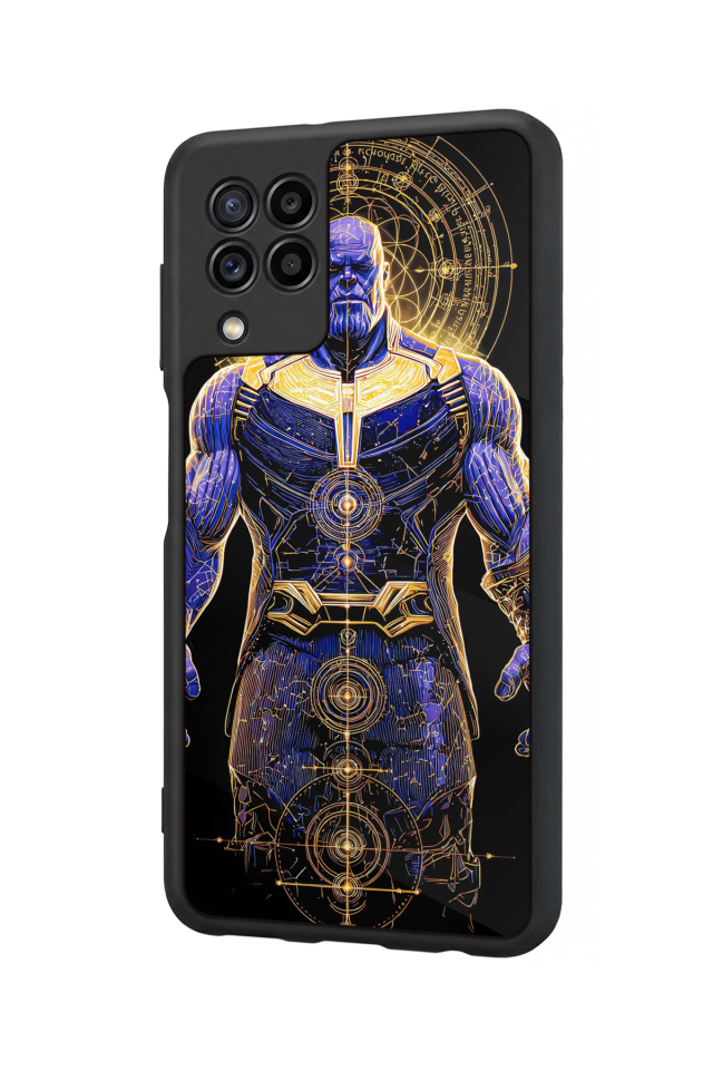 Samsung Galaxy M32 Uyumlu Thanos Tasarımlı Glossy Premium Kılıf