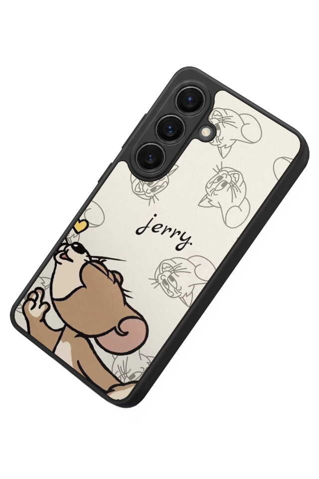 Samsung Galaxy S26 Uyumlu Tom And Jerry Tasarımlı Glossy Premium Kılıf