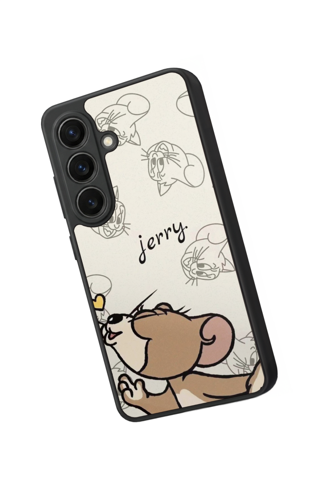 Samsung Galaxy S26 Uyumlu Tom And Jerry Tasarımlı Glossy Premium Kılıf
