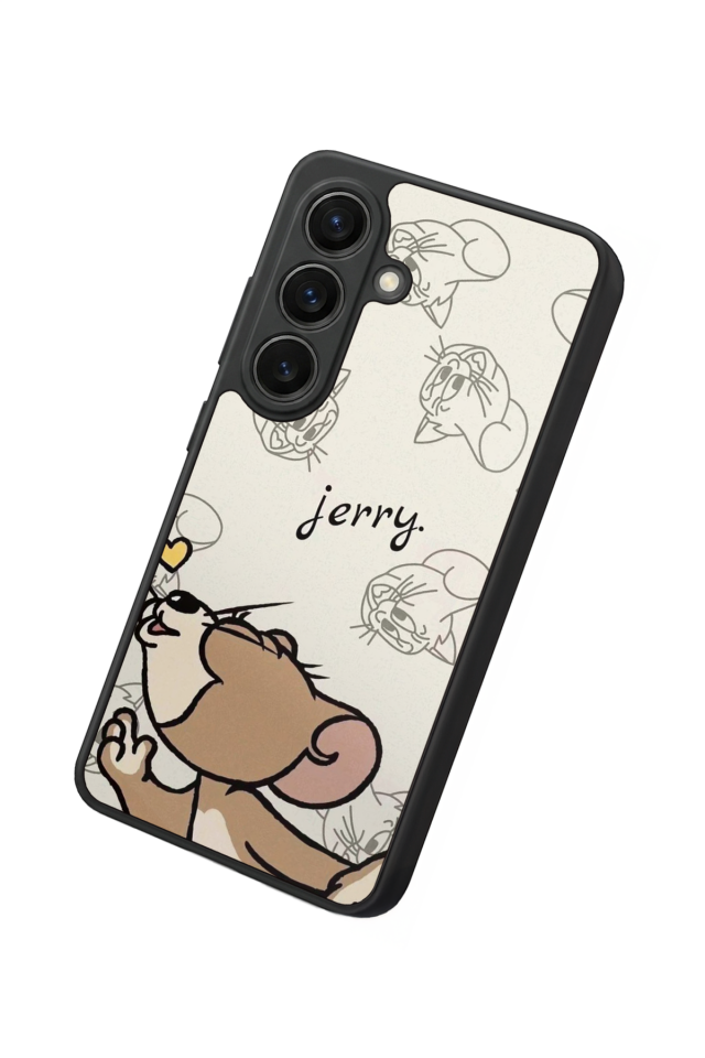 Samsung Galaxy S26 Uyumlu Tom And Jerry Tasarımlı Glossy Premium Kılıf
