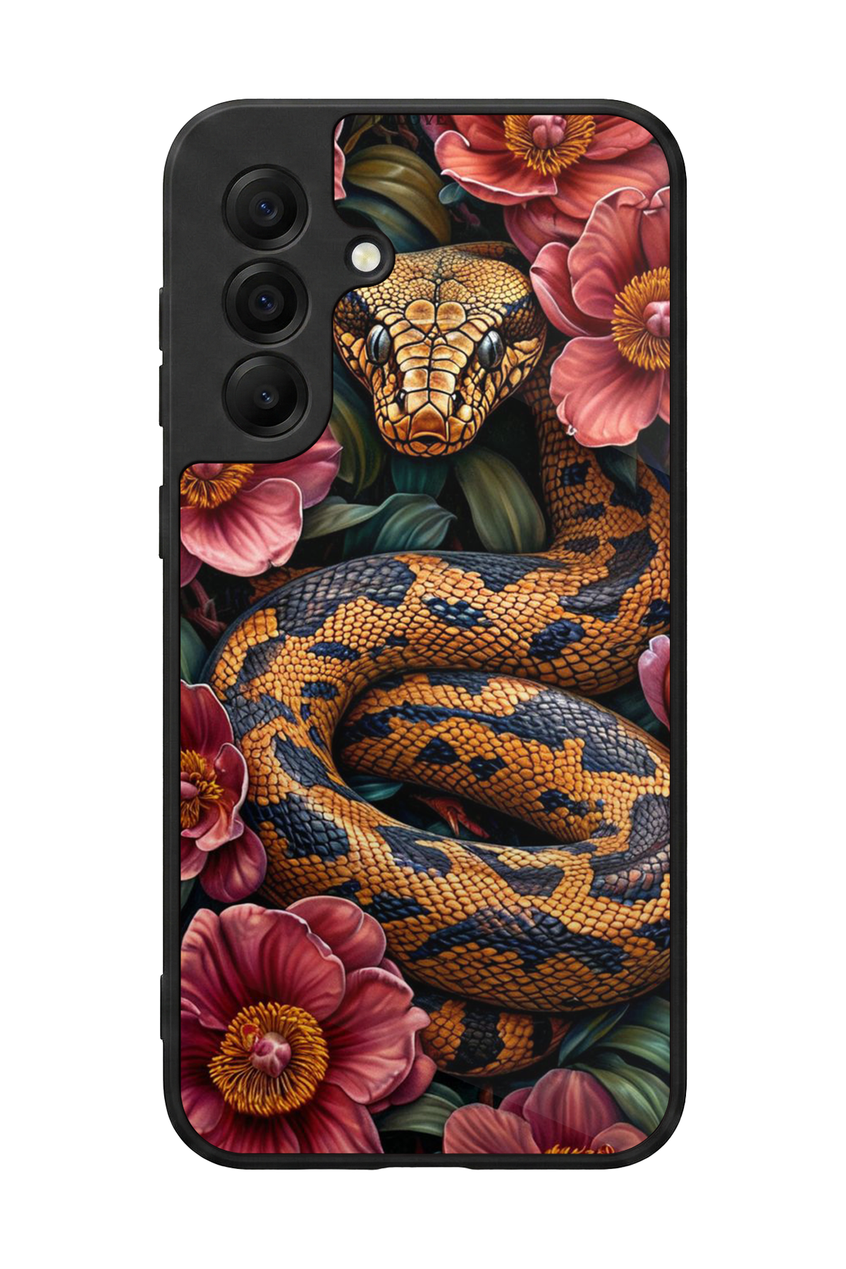 Samsung Galaxy A17 Uyumlu Yılan Tasarımlı Glossy Premium Kılıf