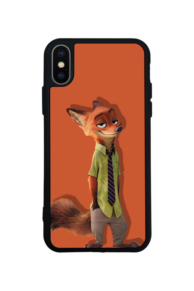 iPhone X/ XS Uyumlu Zootropolis Tasarımlı Glossy Premium Kılıf