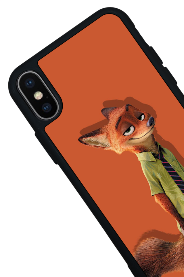 iPhone X/ XS Uyumlu Zootropolis Tasarımlı Glossy Premium Kılıf