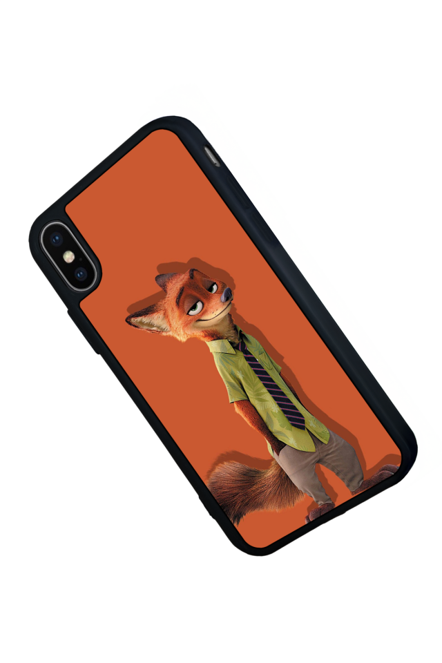 iPhone X/ XS Uyumlu Zootropolis Tasarımlı Glossy Premium Kılıf