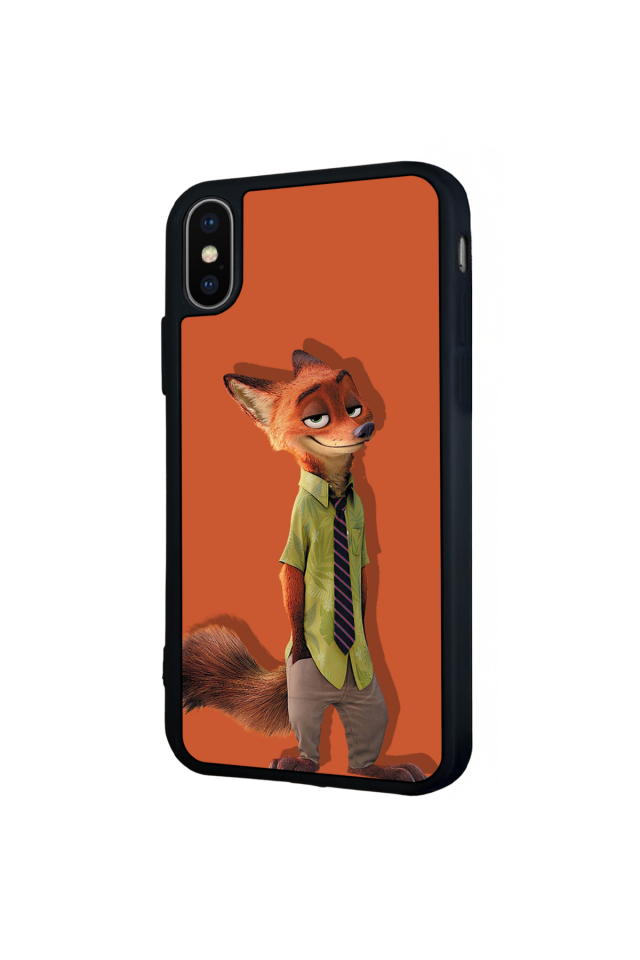iPhone X/ XS Uyumlu Zootropolis Tasarımlı Glossy Premium Kılıf