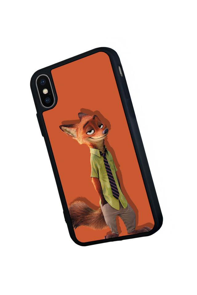 iPhone X/ XS Uyumlu Zootropolis Tasarımlı Glossy Premium Kılıf