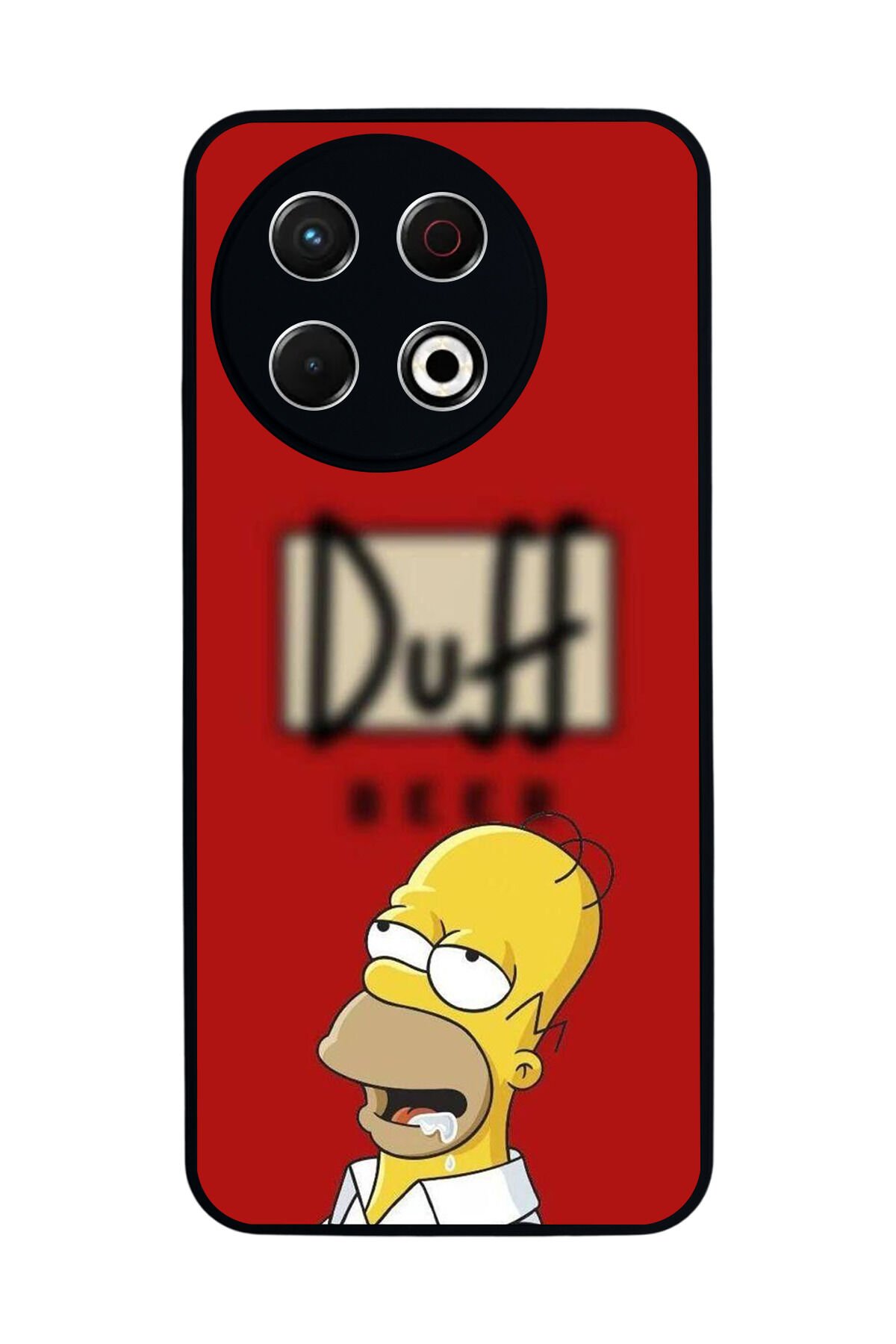 Tecno Spark 30 Pro Uyumlu The Simpsons Tasarımlı Glossy Premium Kılıf