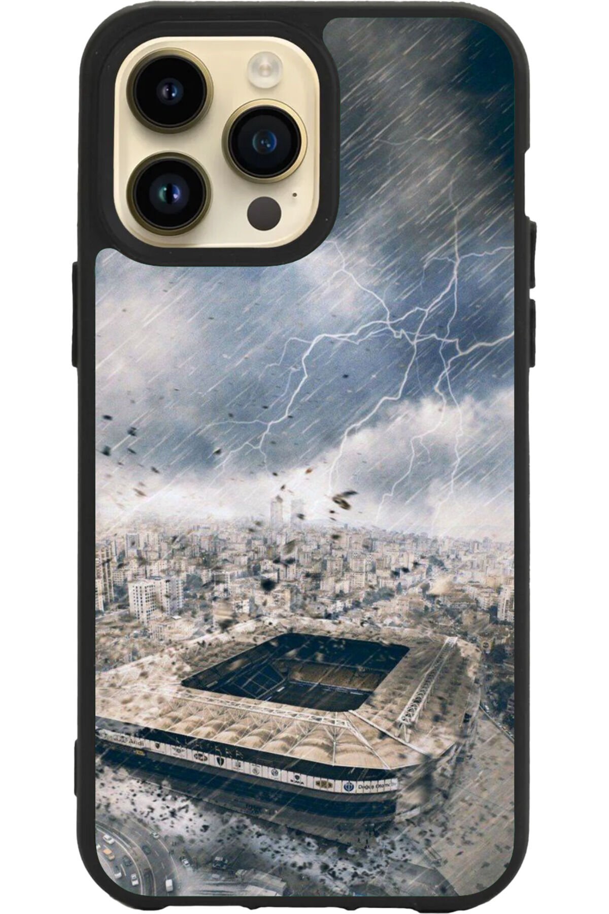 Apple iPhone 16 Pro Siyah Silikon Kılıf Çiziklere ve Darbelere Karşı Koruma