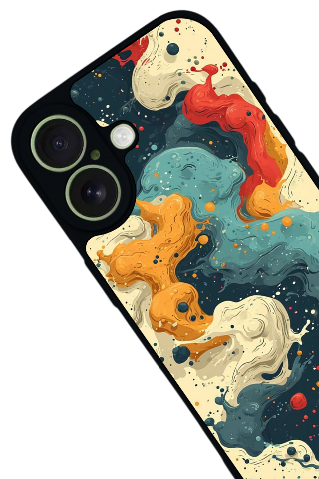 iPhone 17 Uyumlu Abstract Tasarımlı Glossy Premium Kılıf