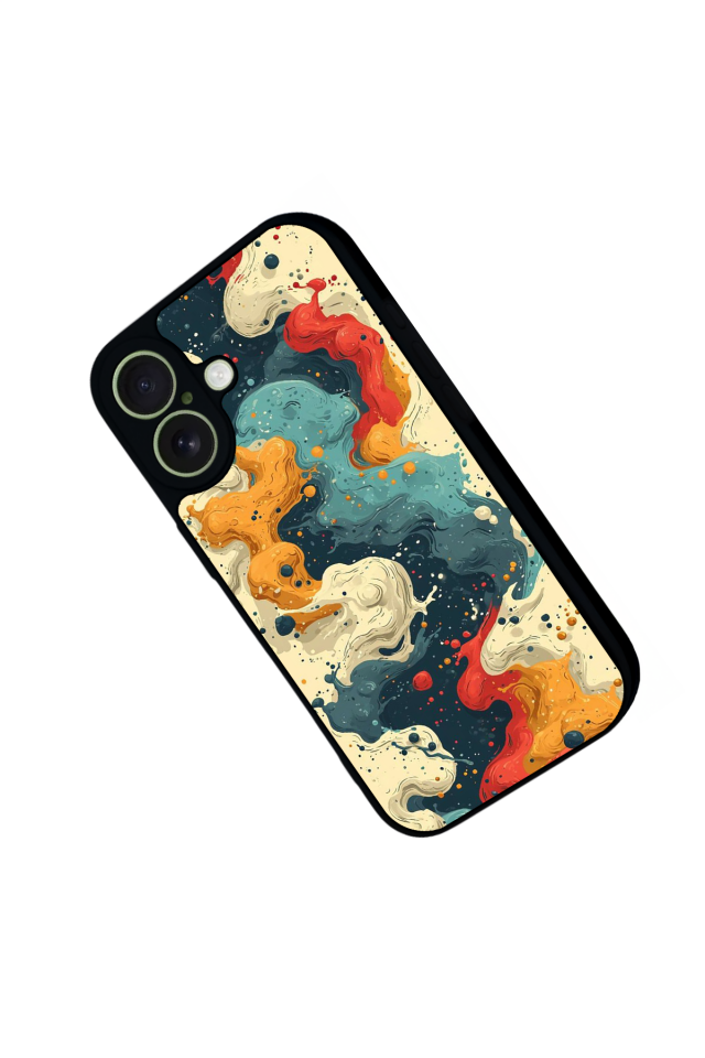 iPhone 17 Uyumlu Abstract Tasarımlı Glossy Premium Kılıf
