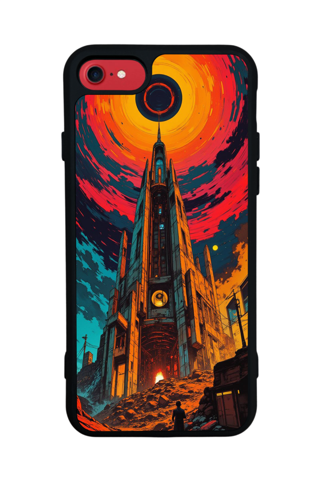 iPhone 7 Uyumlu Abstract Tasarımlı Glossy Premium Kılıf
