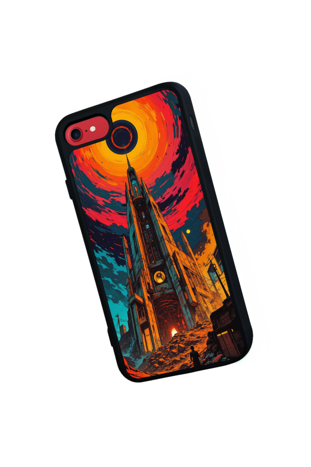 iPhone 7 Uyumlu Abstract Tasarımlı Glossy Premium Kılıf