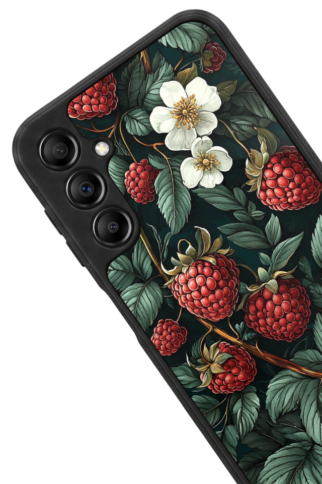 Samsung Galaxy A14 Uyumlu Botanik Tasarımlı Glossy Premium Kılıf