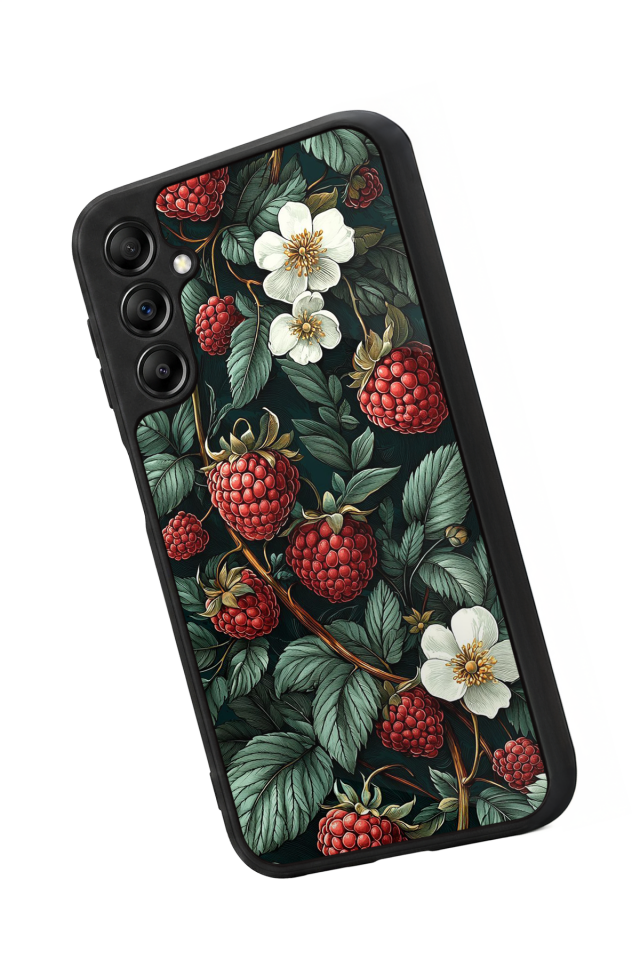 Samsung Galaxy A14 Uyumlu Botanik Tasarımlı Glossy Premium Kılıf