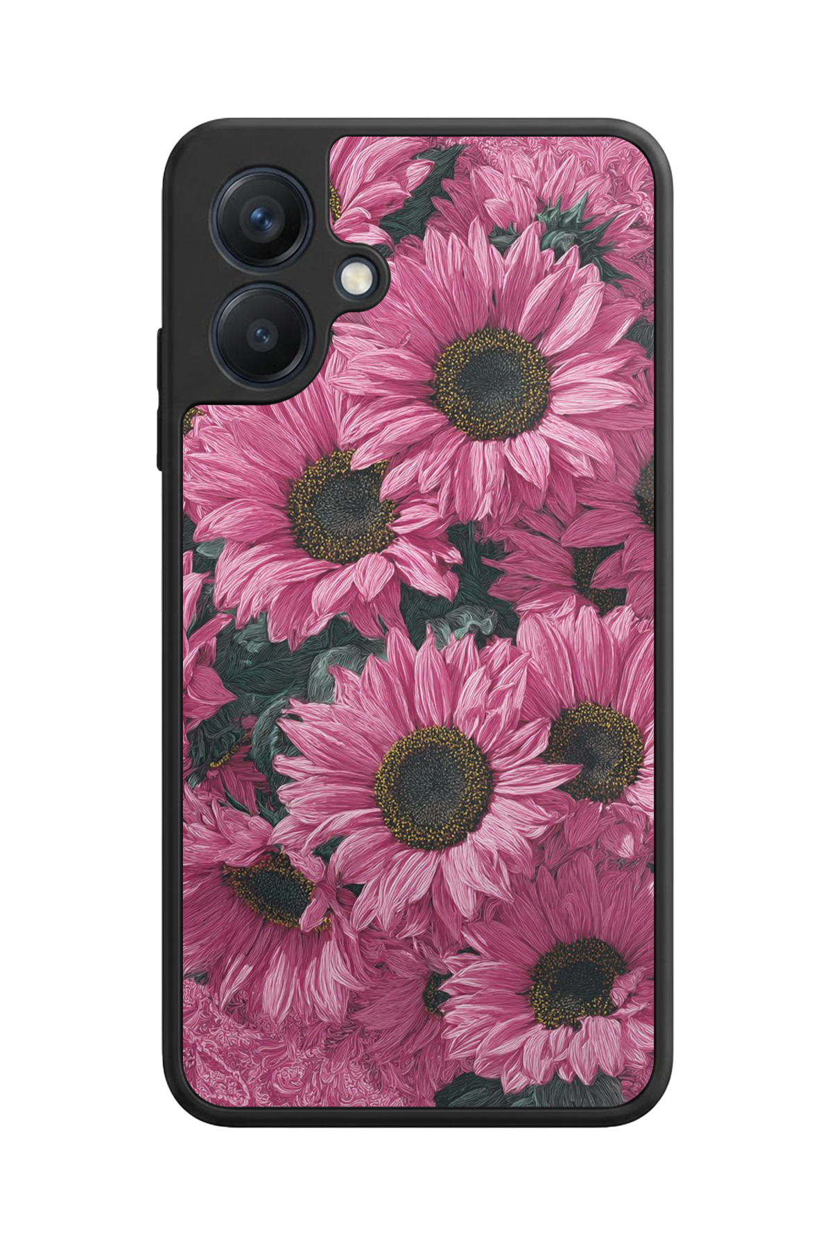 Samsung Galaxy A07 Uyumlu Cicek Tasarımlı Glossy Premium Kılıf