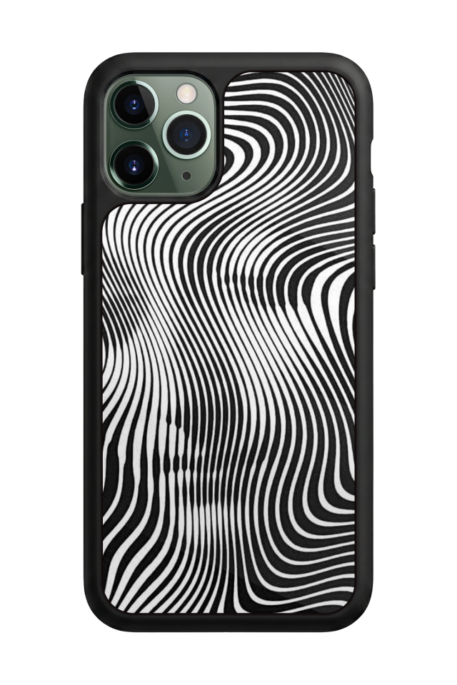 iPhone 11 Pro Uyumlu Çizgi Sanatı Tasarımlı Glossy Premium Kılıf