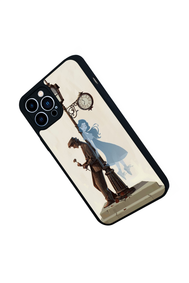 iPhone 13 Pro Max Uyumlu  Kalp Love Tasarımlı Glossy Premium Kılıf