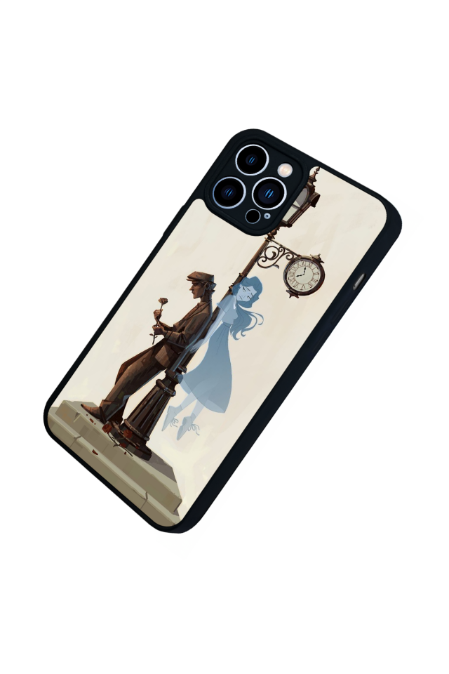 iPhone 13 Pro Max Uyumlu  Kalp Love Tasarımlı Glossy Premium Kılıf