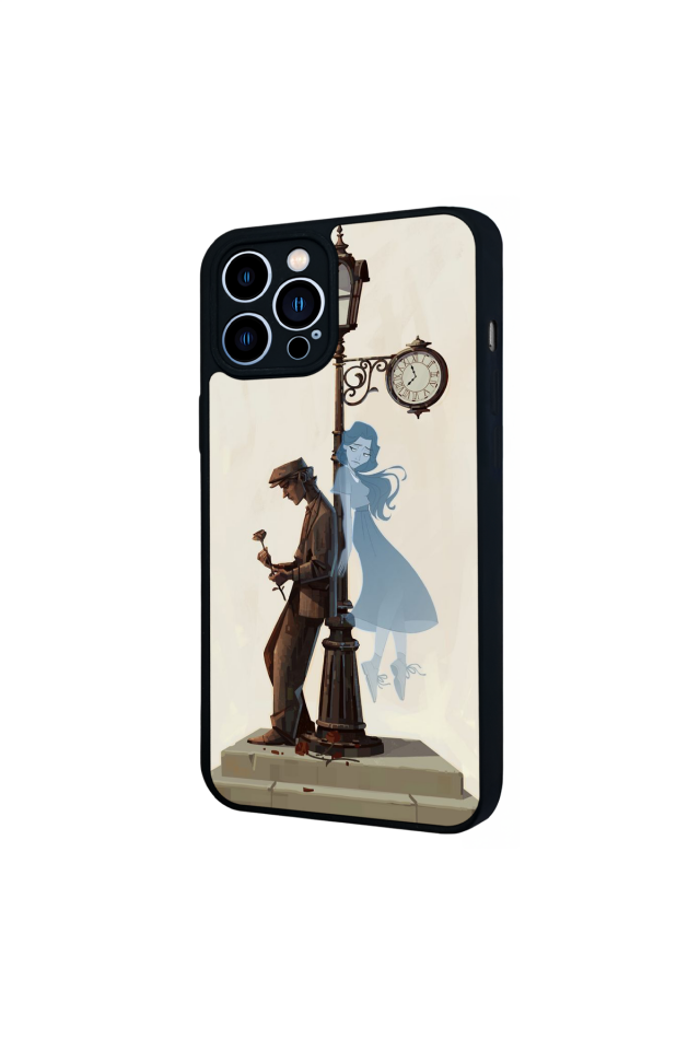 iPhone 13 Pro Max Uyumlu  Kalp Love Tasarımlı Glossy Premium Kılıf