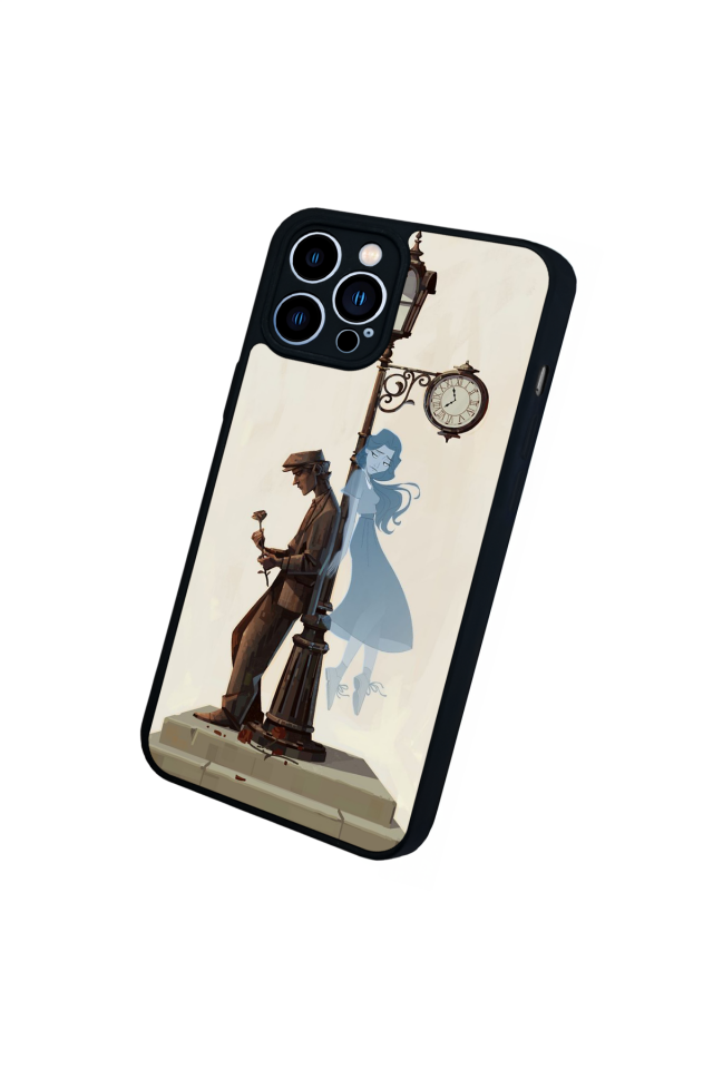 iPhone 13 Pro Max Uyumlu  Kalp Love Tasarımlı Glossy Premium Kılıf
