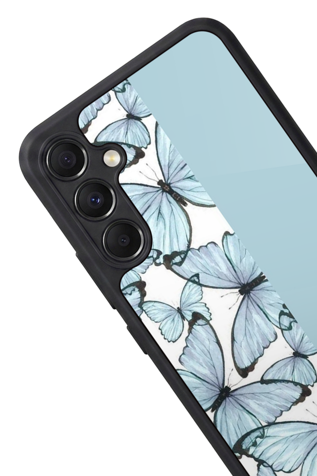 Samsung Galaxy A34 Uyumlu Kelebek Tasarımlı Glossy Premium Kılıf