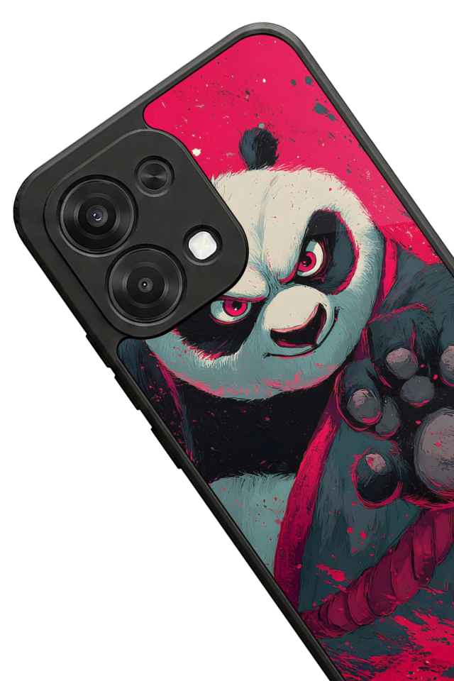 Oppo A6 Pro Uyumlu Kung Fu Panda Tasarımlı Glossy Premium Kılıf
