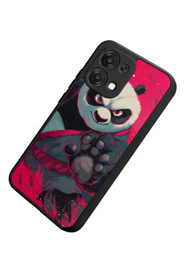 Oppo A6 Pro Uyumlu Kung Fu Panda Tasarımlı Glossy Premium Kılıf