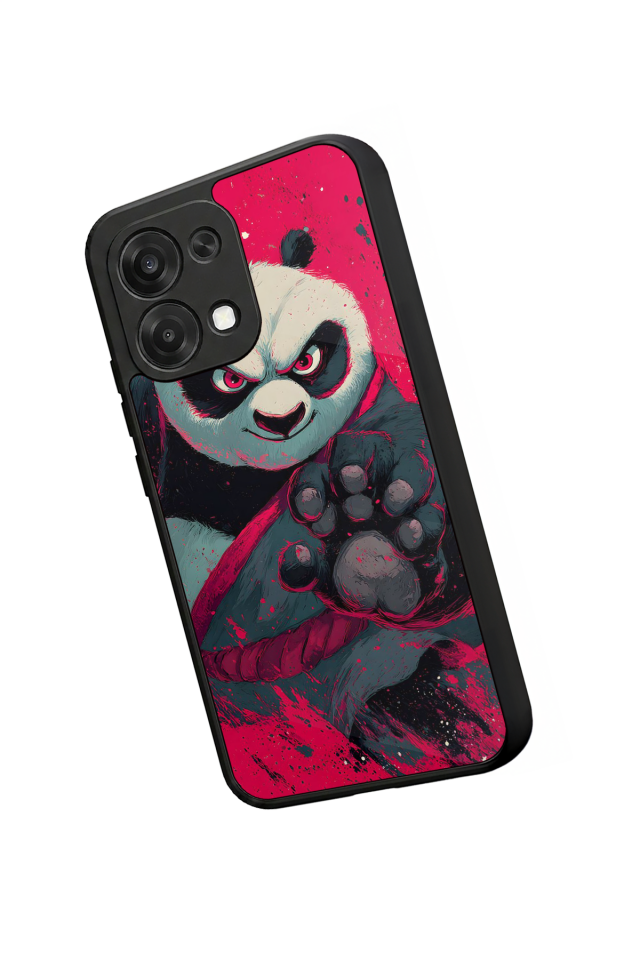 Oppo A6 Pro Uyumlu Kung Fu Panda Tasarımlı Glossy Premium Kılıf