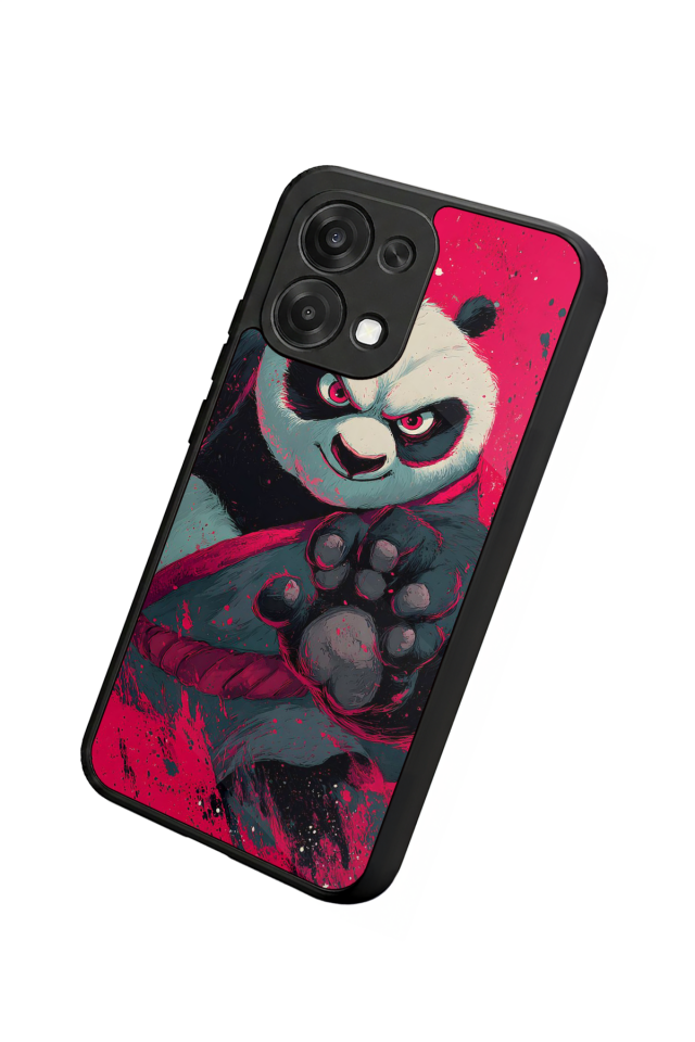 Oppo A6 Pro Uyumlu Kung Fu Panda Tasarımlı Glossy Premium Kılıf