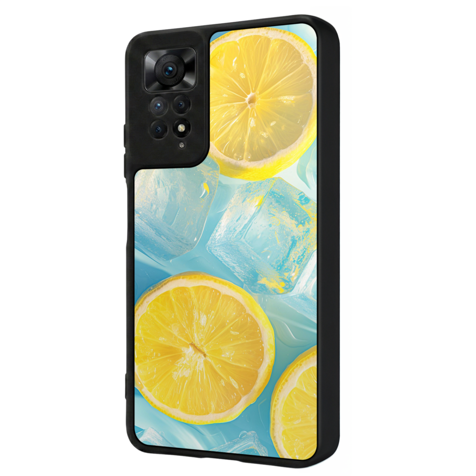 Xiaomi Redmi Note 12 Pro Uyumlu Limon Tasarımlı Glossy Premium Kılıf