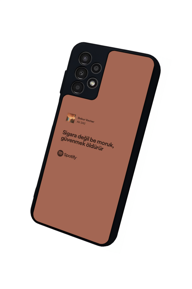 Samsung Galaxy A23 Uyumlu Sarki Sozleri Tasarımlı Glossy Premium Kılıf