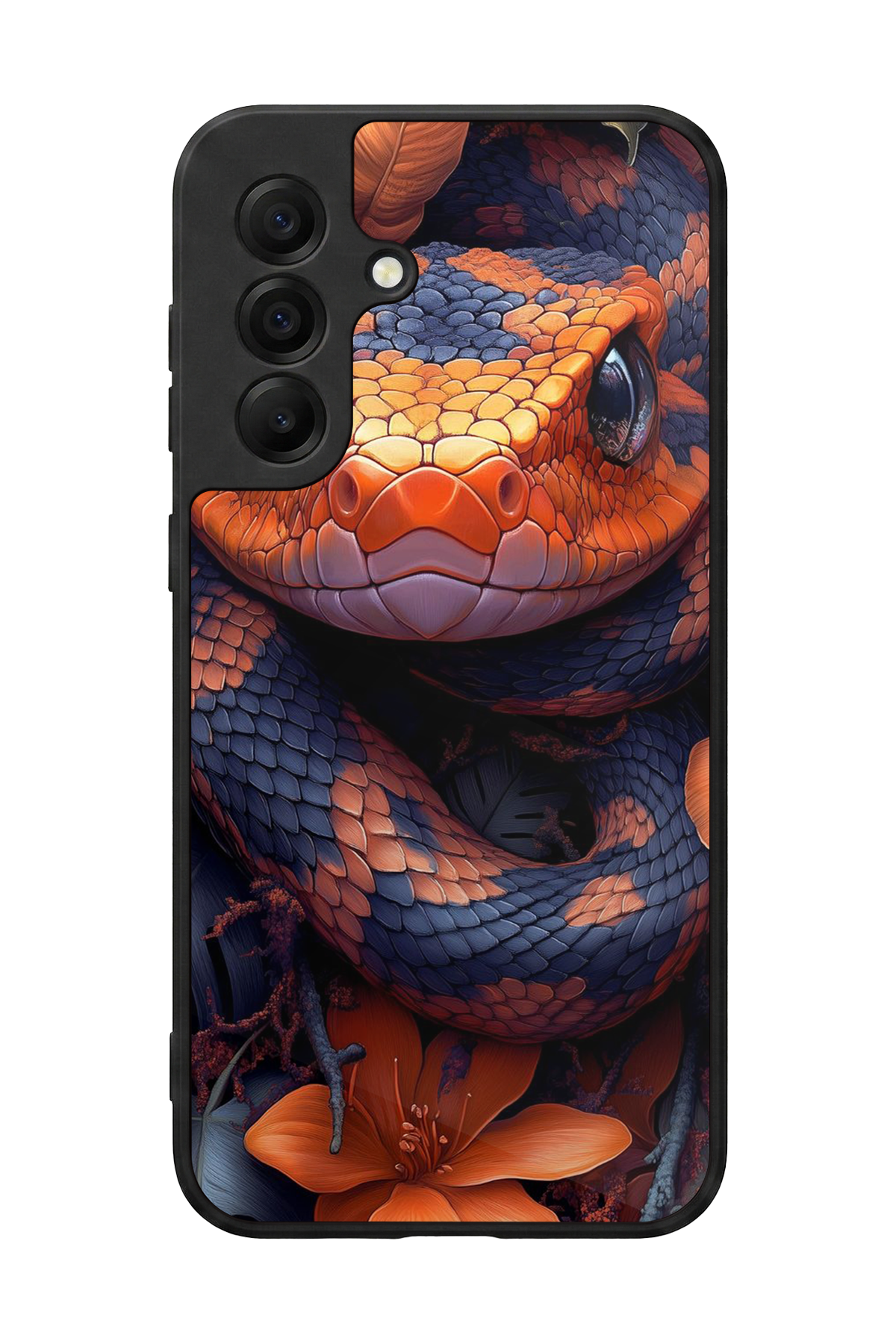 Samsung Galaxy A17 Uyumlu Yılan Tasarımlı Glossy Premium Kılıf