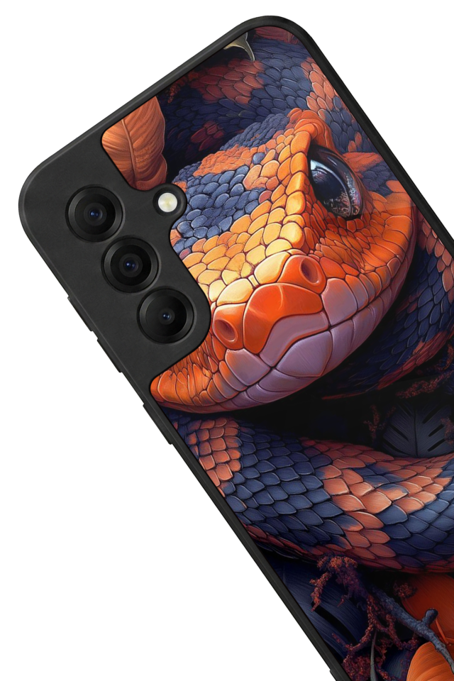 Samsung Galaxy A17 Uyumlu Yılan Tasarımlı Glossy Premium Kılıf