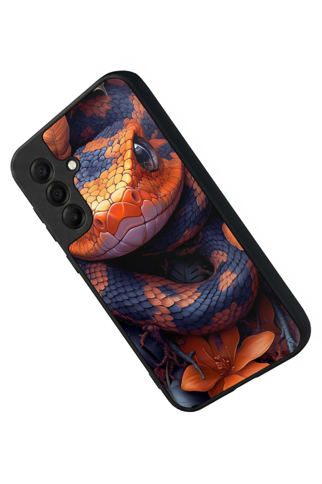 Samsung Galaxy A17 Uyumlu Yılan Tasarımlı Glossy Premium Kılıf