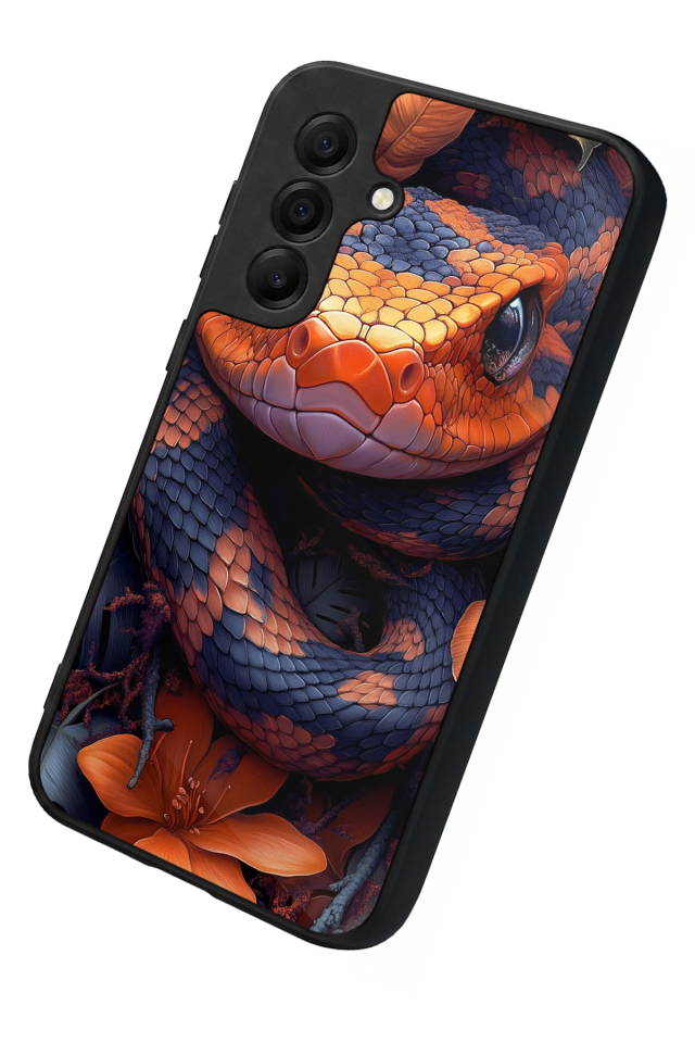 Samsung Galaxy A17 Uyumlu Yılan Tasarımlı Glossy Premium Kılıf