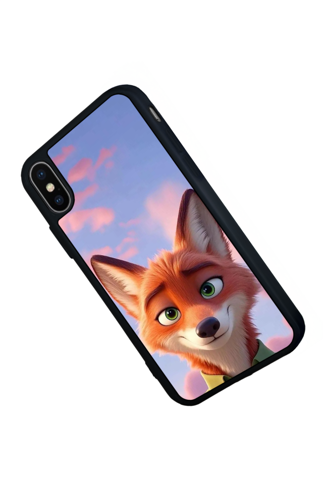 iPhone X/ XS Uyumlu Zootropolis Tasarımlı Glossy Premium Kılıf
