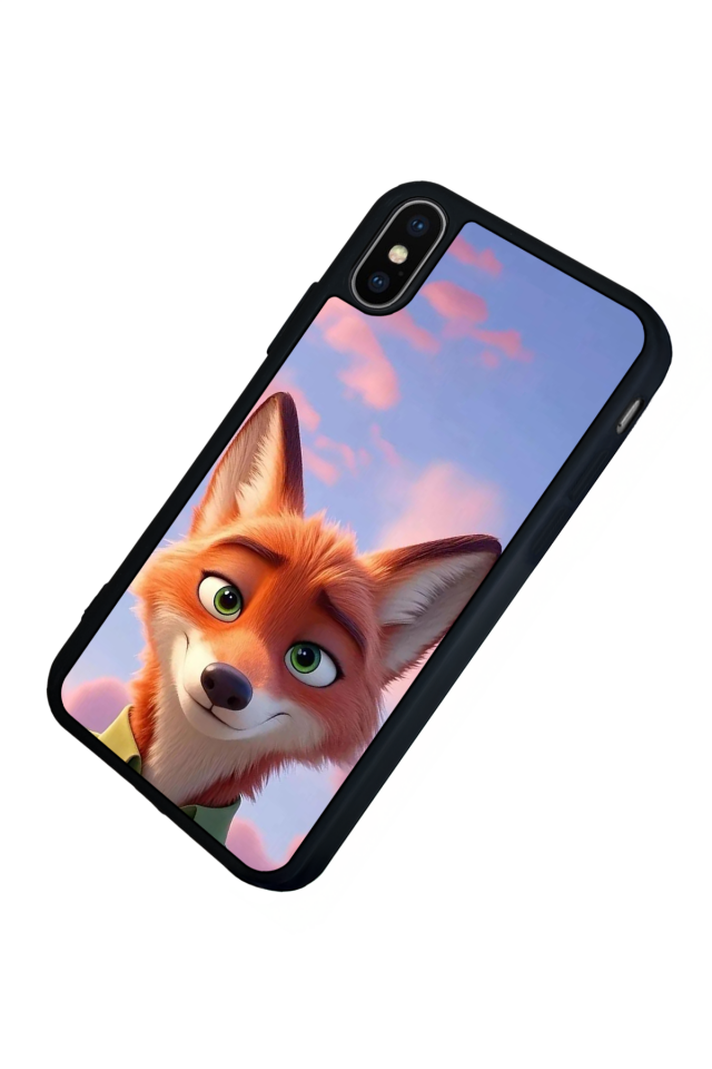 iPhone X/ XS Uyumlu Zootropolis Tasarımlı Glossy Premium Kılıf