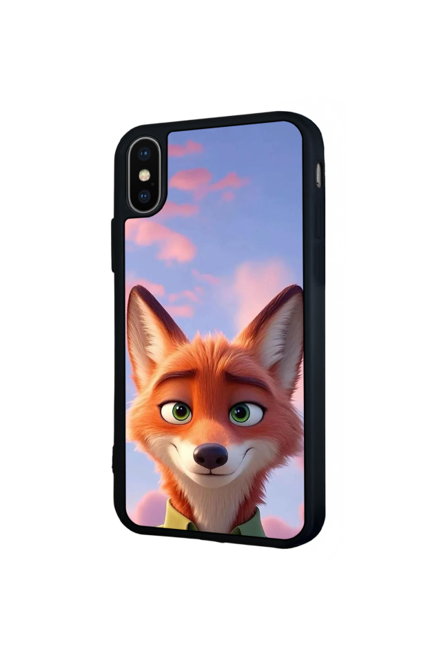 iPhone X/ XS Uyumlu Zootropolis Tasarımlı Glossy Premium Kılıf