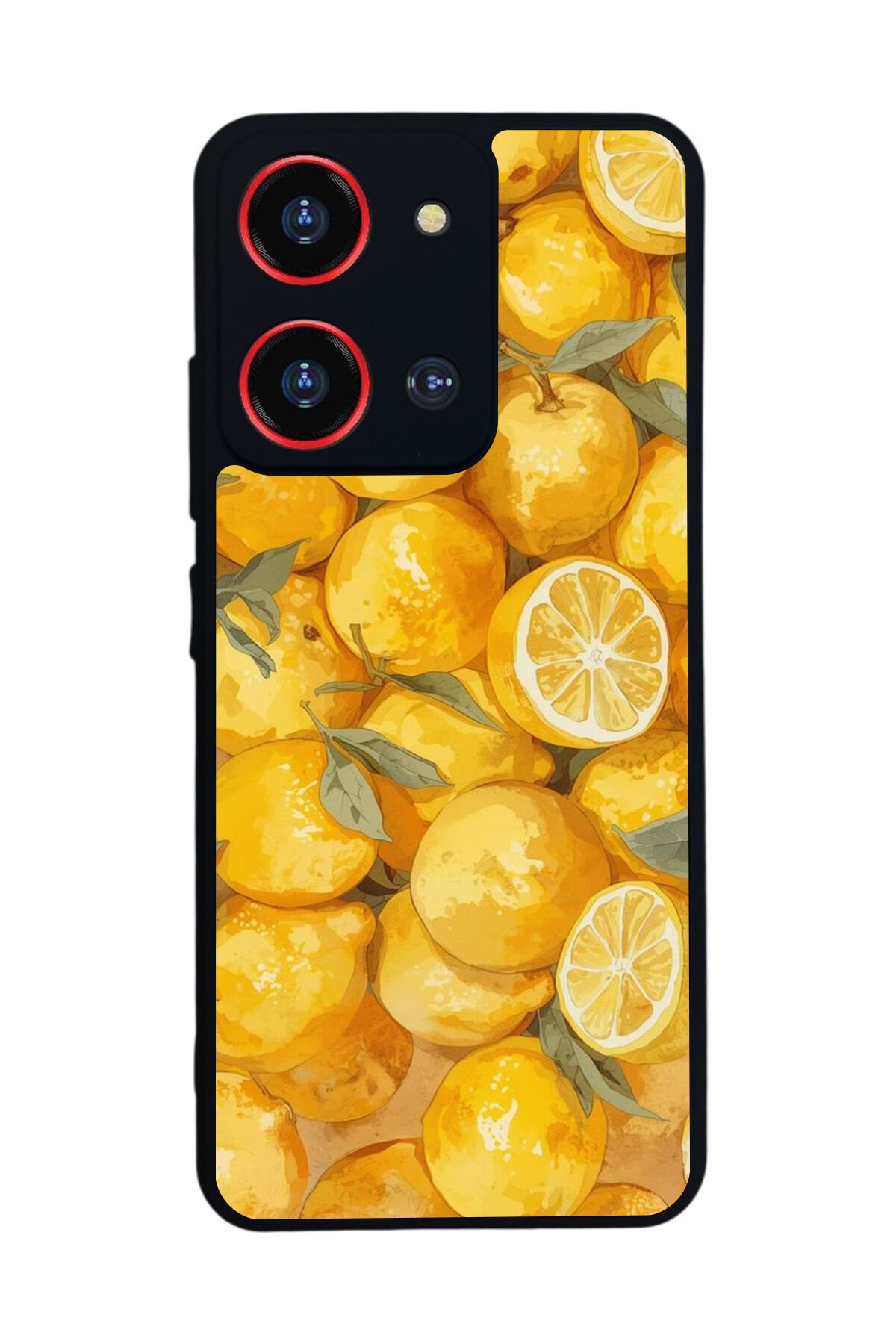Reeder S19 Max Pro S 108MP Uyumlu Limon Tasarımlı Glossy Premium Kılıf