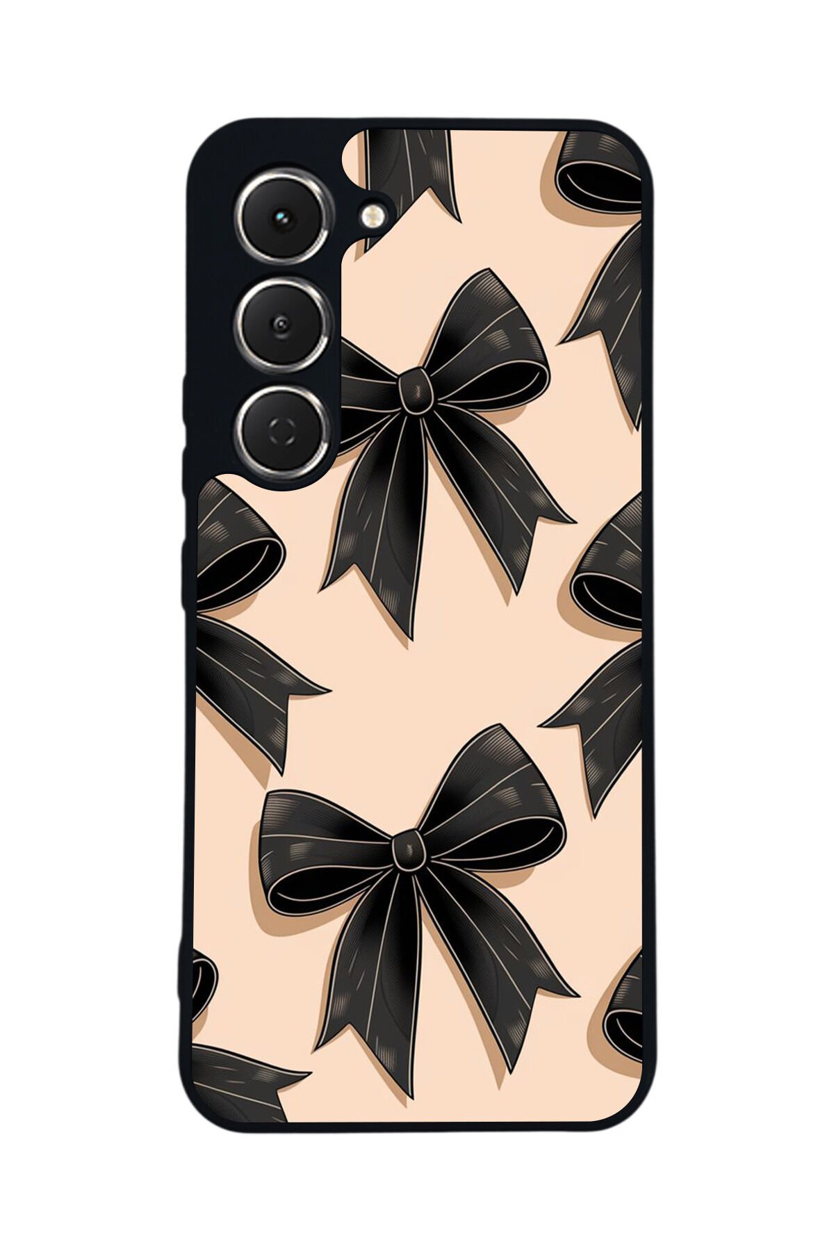 Tecno Spark 40 Pro Uyumlu Kurdele Tasarımlı Glossy Premium Kılıf