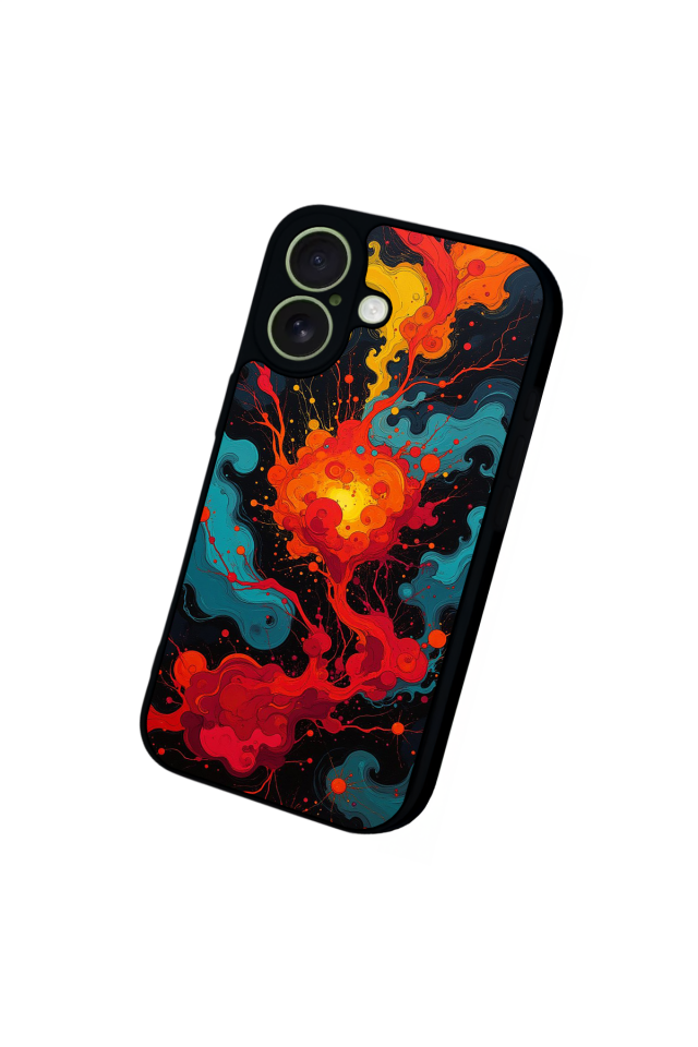 iPhone 17 Uyumlu Abstract Tasarımlı Glossy Premium Kılıf