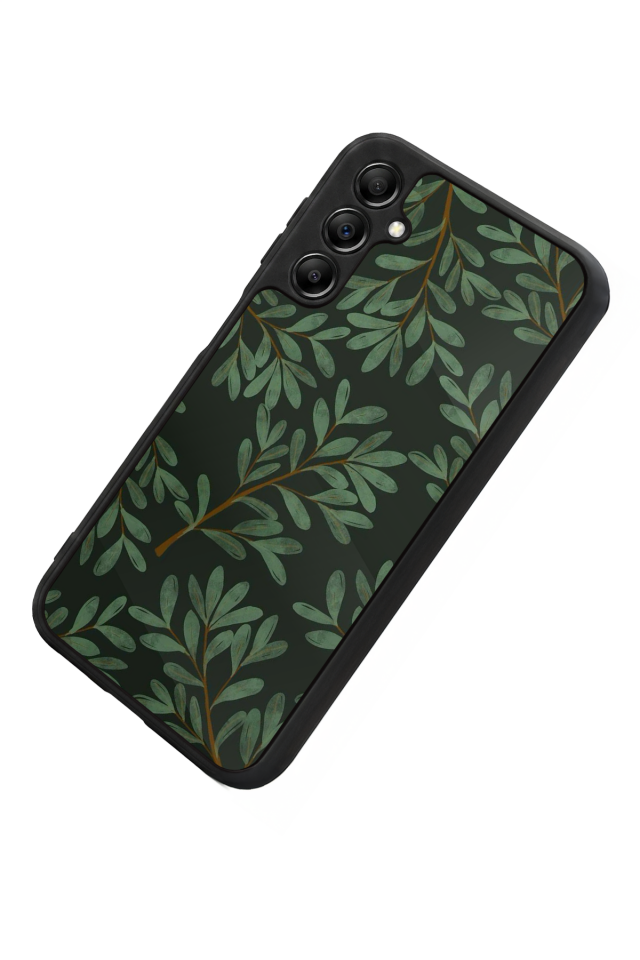 Samsung Galaxy A14 Uyumlu Botanik Tasarımlı Glossy Premium Kılıf